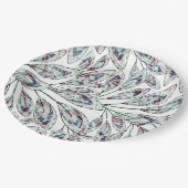 Bladeren. Papieren Bordje (Gekanteld)