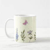 Bladeren & pastels | Schattigee Floral Coffee Mok (Links)