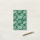Bladeren Patroon 12 Post-it® Notes (Op bureau)