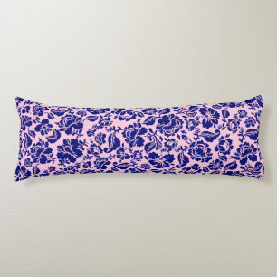 Bladeren patroon.13.bw Roze BG Lichaamskussen