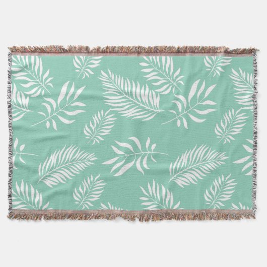 Bladeren Patroon 14 Deken (Voorkant)