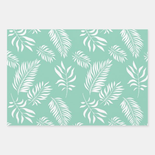 Bladeren Patroon 14 Inpakpapier Vel (Voorkant 2)