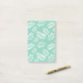 Bladeren Patroon 14 Post-it® Notes (Op bureau)