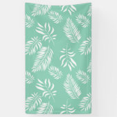 Bladeren Patroon 14 Spandoek (Verticaal)