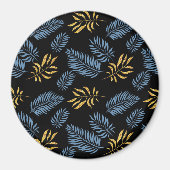 Bladeren Patroon 17 Magneet (Voorkant)