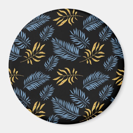 Bladeren Patroon 17 Magneet (Voorkant)