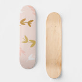 Bladeren Patroon 4 Persoonlijk Skateboard (Voorkant)