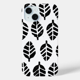 Bladeren Patroon Aardappel Print iPhone 15 Case