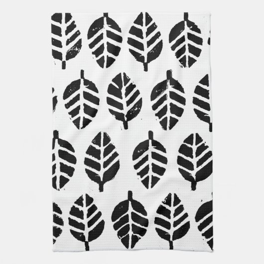 Bladeren Patroon Aardappel Print Keuken Handdoeken (Verticaal)