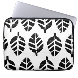Bladeren Patroon Aardappel Print Laptop Sleeve