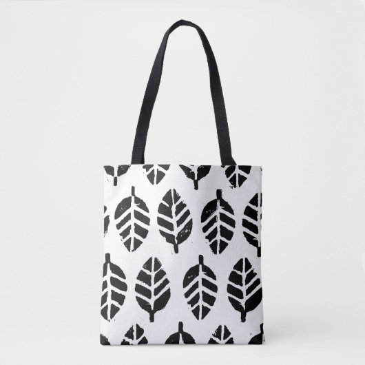 Bladeren Patroon Aardappel Print Tote Bag (Voorkant)
