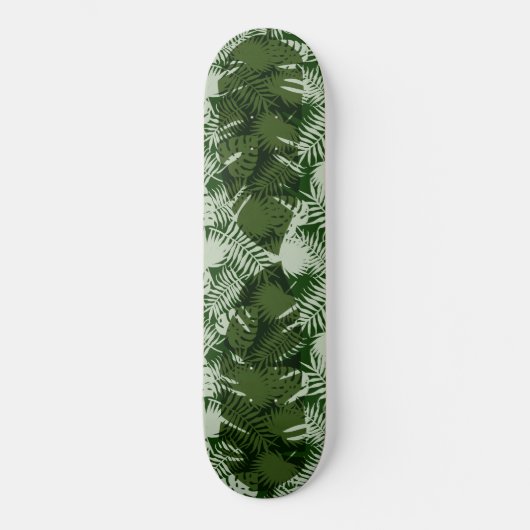 bladeren patroon bananblad design persoonlijk skateboard (Voorkant)