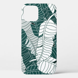bladeren patroonachtergrond Case-Mate iPhone case