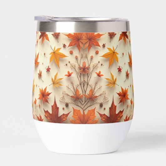 Bladeren pattereerde waterfles (Rechts)