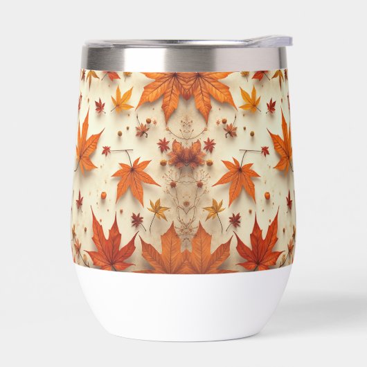 Bladeren pattereerde waterfles (Links)