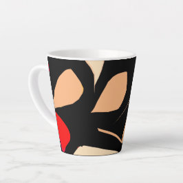 Bladeren pattern Latte Mok