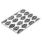 Bladeren Pattern Potato Print Spiraal Foto Notitie Notitieboek (Linkerzijde)