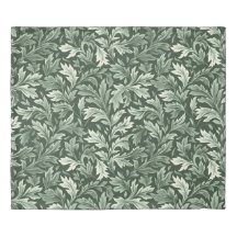 Bladeren Sage Green Floral Pattern