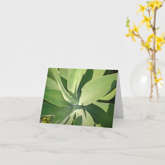 Bladeren & schaduwen kaart (Gele Bloem)