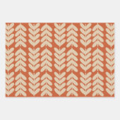 Bladeren & stengels Scandinavische Botanische Patr Inpakpapier Vel (Voorkant 3)