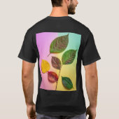 bladeren t-shirt (Achterkant)