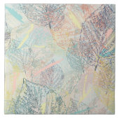 Bladeren. Tegeltje (Voorkant)