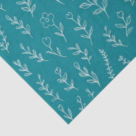 Bladeren uit de plantenwereld tissuepapier