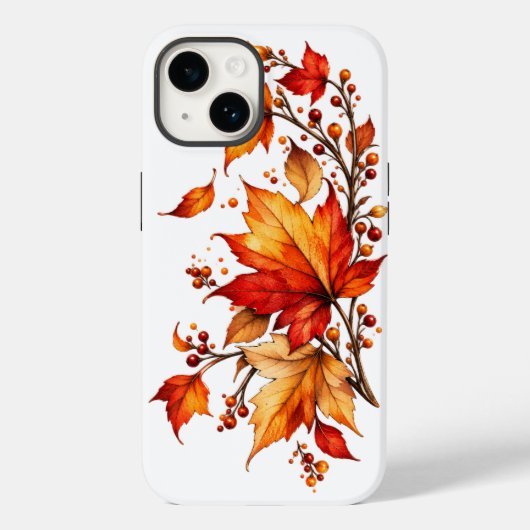 Bladeren vallen Case-Mate iPhone case (Achterkant)