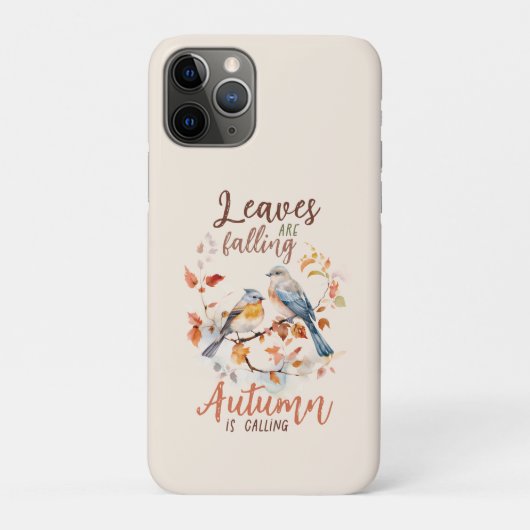 Bladeren vallen - grillige Herfst Birds & Foliage Case-Mate iPhone Case (Achterkant)
