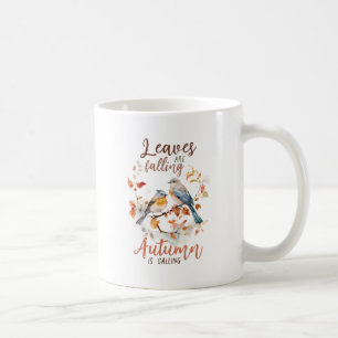 Bladeren vallen - grillige Herfst Birds & Foliage Koffiemok