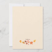 Bladeren vallen kaart (Achterkant)