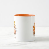 Bladeren vallen, koffie roept mok (Midden)