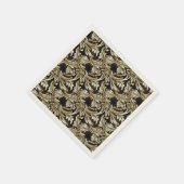 Bladeren van brons servetten (Hoek)