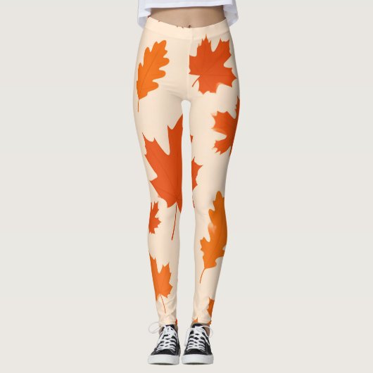 Bladeren van Dankbaarheid Leggings (Voorkant)