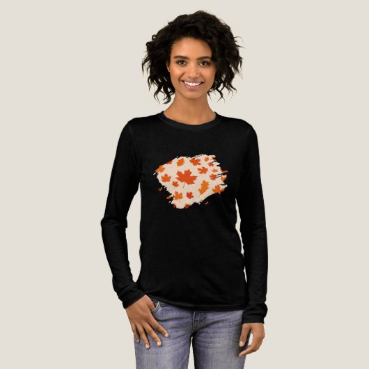 Bladeren van Dankbaarheid Tri-Blend Shirt (Voorkant)