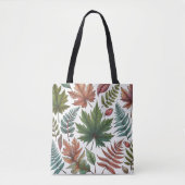 Bladeren van de herfst tote bag (Voorkant)