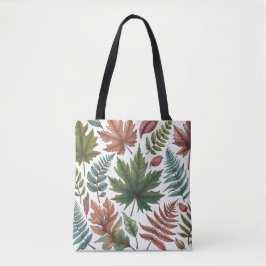 Bladeren van de herfst tote bag