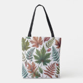 Bladeren van de herfst tote bag (Achterkant)