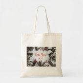 bladeren van de kerstboomCanvas tas (Voorkant)