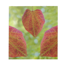 Bladeren van de Liefde van de Natuur Notitieblok