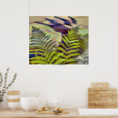 Bladeren van een Fern van Rowan Blair Colver Poster (Keuken)