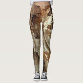bladeren van gedroogde tabak leggings (Voorkant)