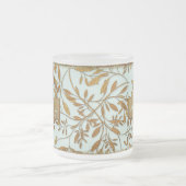 Bladeren van Gold 50th Wedding Jubileum Matglas Koffiemok (Center)