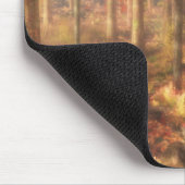 Bladeren van Gold Mousepad Muismat (Hoek)