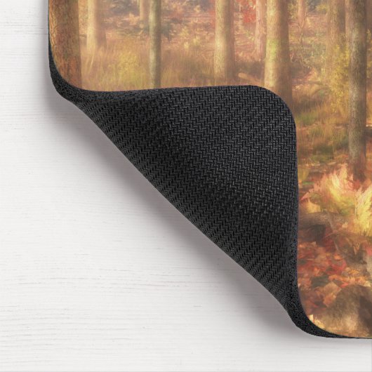 Bladeren van Gold Mousepad Muismat (Hoek)