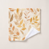 Bladeren van goud bad handdoek (Wasdoekje)