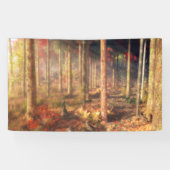 Bladeren van gouden banner (Horizontaal)