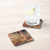 Bladeren van gouden Onderzetters (Rechterzijde)