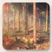 Bladeren van gouden Onderzetters (Voorkant)