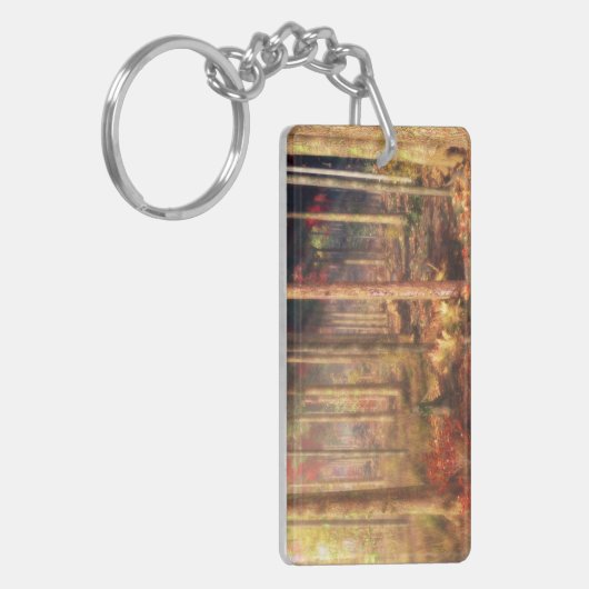 Bladeren van Gouden Sleutelhanger (Voorkant Links)